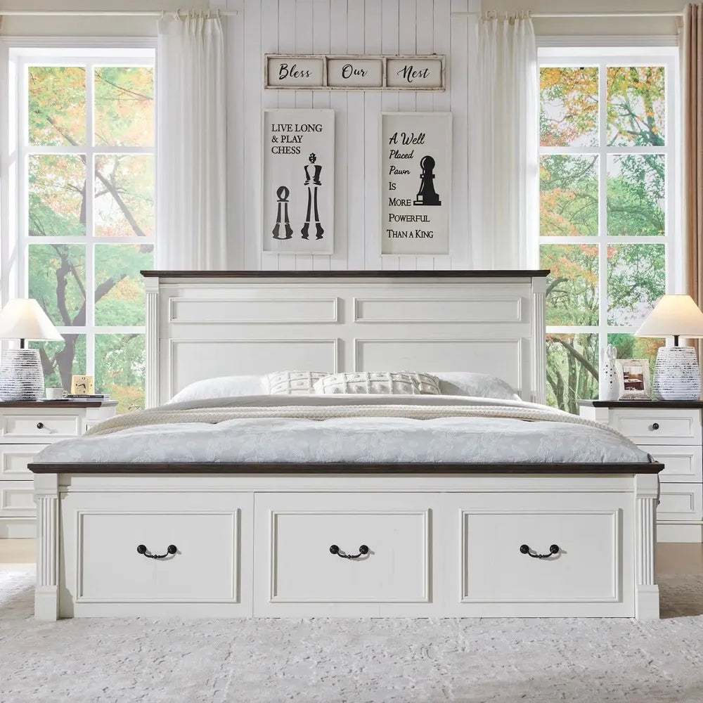 HAVENFORD Roman Column Bedside Table Duo by PurelyhomeDeco